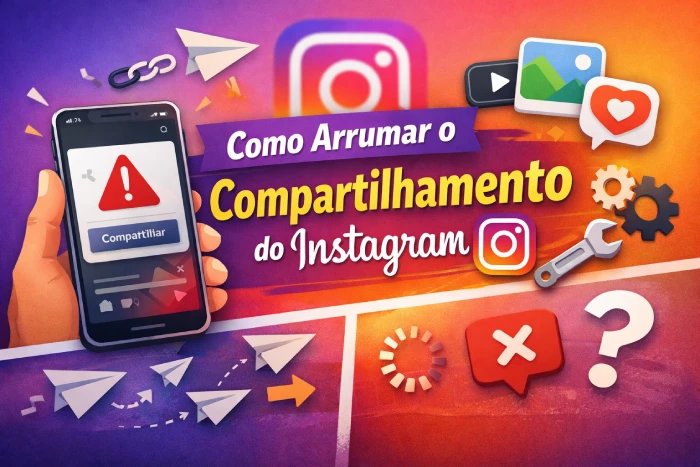 Como arrumar o compartilhamento do Instagram