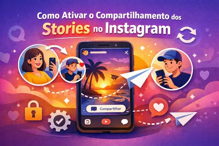 Como ativar o compartilhamento dos stories do Instagram