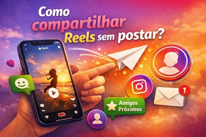 Como compartilhar Reels sem postar?
